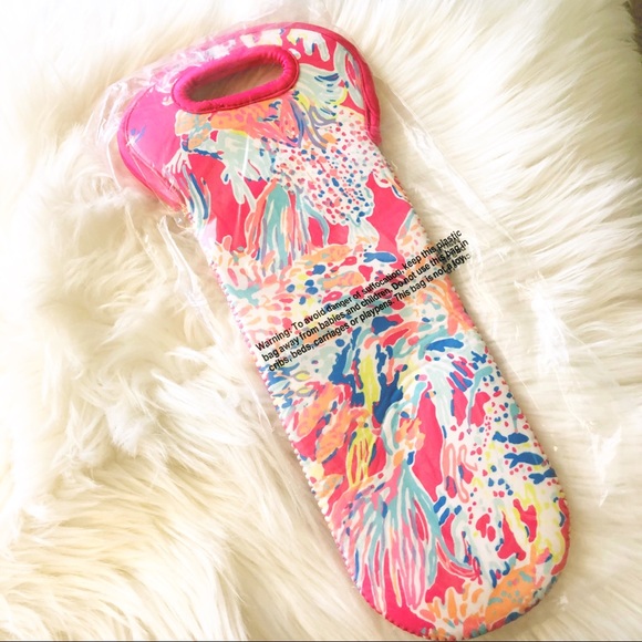 Never used Lilly Pulitzer wine cooler tote